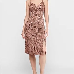 Snake Skin Slip Dress